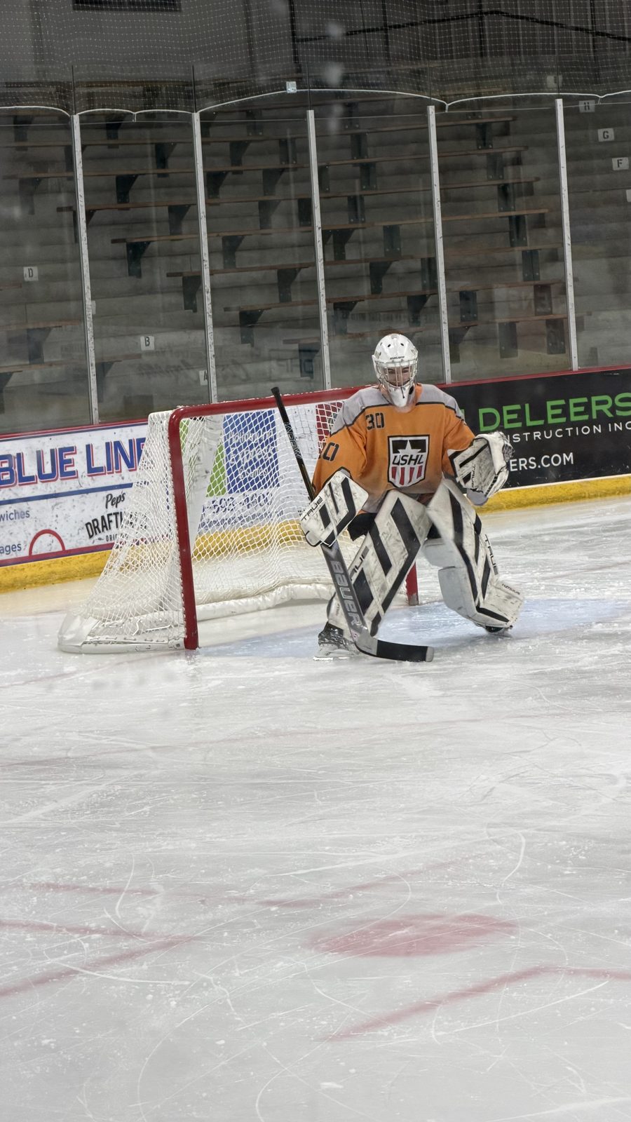 Eamonn Zaouk in the crease